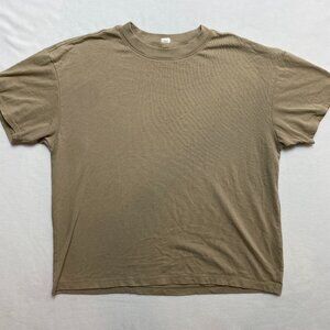Essentials Fear of God T-Shirt Men's S Tan Camel Short Sleeve Crewneck